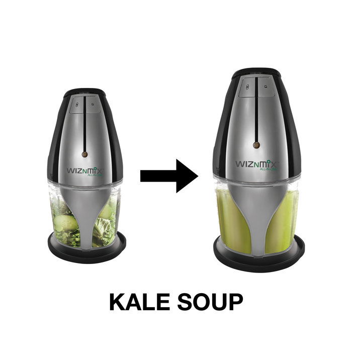 Salton Wiznmix AllInOne Food Processor, Chopper & Blender Black